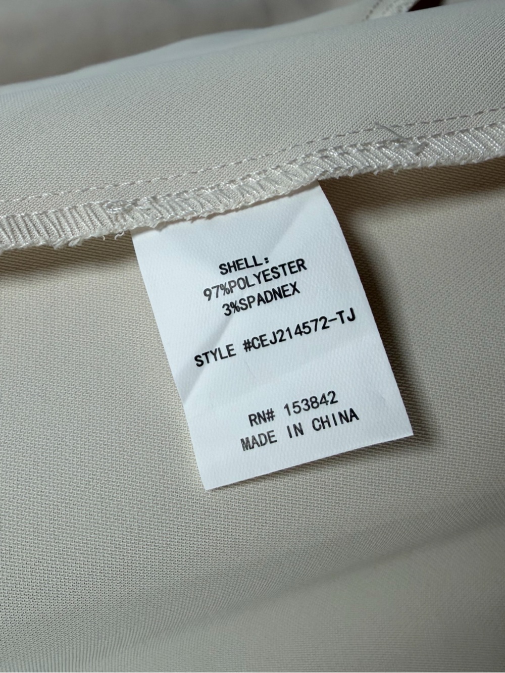 NWT Melloday Ivory Sleeveless Longline Blazer Vest Tie Waist Size Medium - Picture 11 of 11